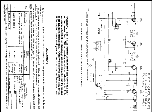 H-311T5 CH= V-2161; Westinghouse El. & (ID = 259843) Radio