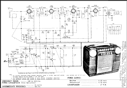 H-313P4 CH= V-2153-1; Westinghouse El. & (ID = 259868) Radio