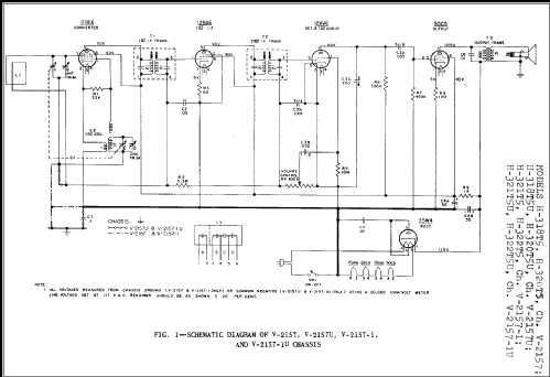 H-321T5U Ch= V-2157-1U; Westinghouse El. & (ID = 260131) Radio