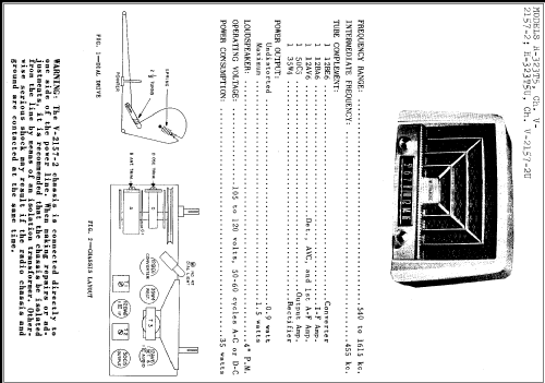 H-323T5 Ch= V-2157-2; Westinghouse El. & (ID = 260161) Radio