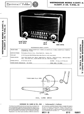 H-325T7 Ch= V-2136-2; Westinghouse El. & (ID = 2792360) Radio