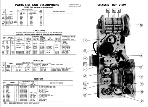 H-327T6U Ch= V-2157-3U; Westinghouse El. & (ID = 515292) Radio