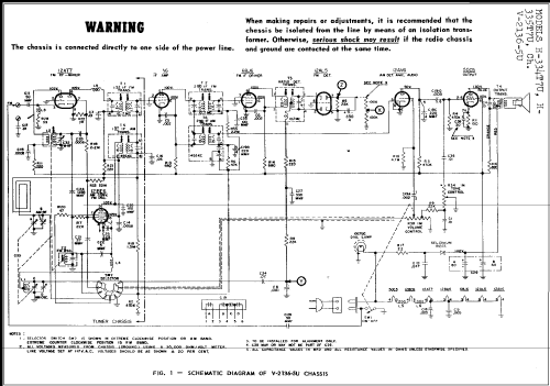 H-335T7U Ch= V-2136-5U; Westinghouse El. & (ID = 239853) Radio