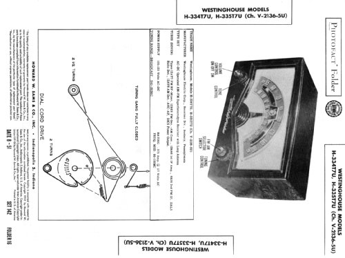 H-335T7U Ch= V-2136-5U; Westinghouse El. & (ID = 2200877) Radio