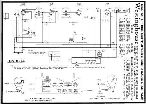 H-341T5U Ch= V-2157-4U; Westinghouse El. & (ID = 122416) Radio