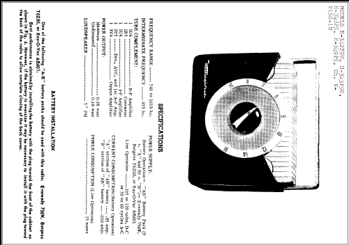 H-342P5U Ch= V-2156-1U; Westinghouse El. & (ID = 240403) Radio