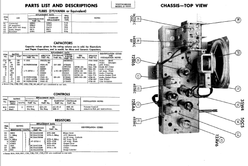 H-355T5 Ch= V-2157-5; Westinghouse El. & (ID = 514073) Radio