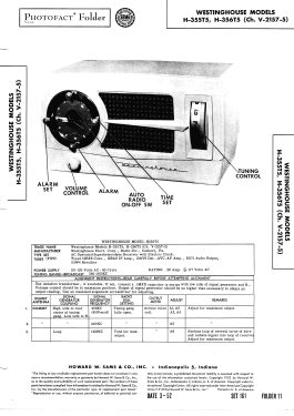 H-355T5 Ch= V-2157-5; Westinghouse El. & (ID = 3028874) Radio