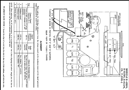 H-409P4 Ch= V-2185-1; Westinghouse El. & (ID = 219603) Radio