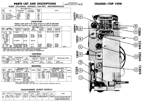 H-486T5 Ch=V-2236-2; Westinghouse El. & (ID = 514559) Radio