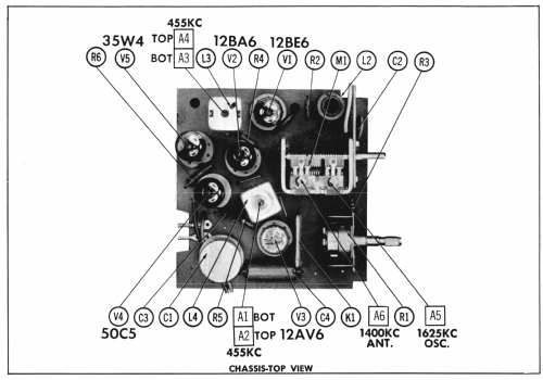 H-501T5B Ch= V-2259-2; Westinghouse El. & (ID = 984631) Radio