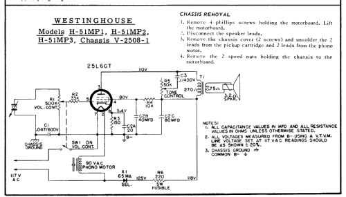 H-51MP3 Ch= V-2508-1; Westinghouse El. & (ID = 186266) Reg-Riprod