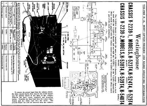 H-523T4 Ch=V-2239-1; Westinghouse El. & (ID = 127546) Radio