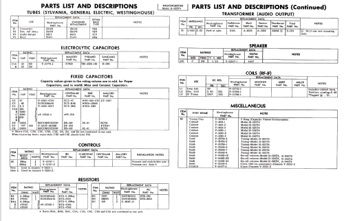 H-524T4 Ch=V-2239-1; Westinghouse El. & (ID = 2688854) Radio