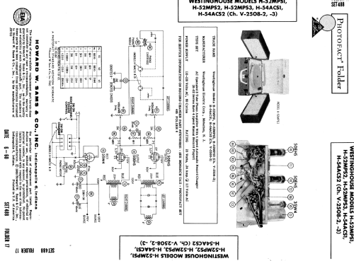 H-52MPS1 Ch= V-2508-02; Westinghouse El. & (ID = 559566) Ton-Bild