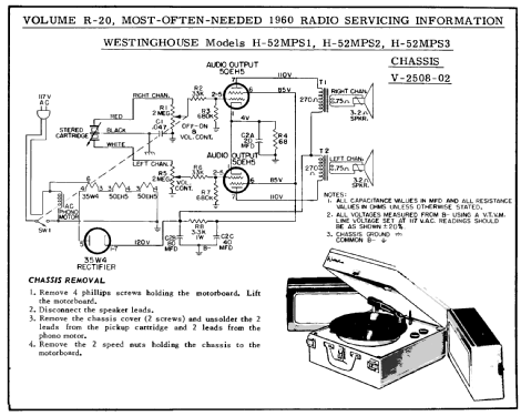 H-52MPS2 Ch= V-2508-02; Westinghouse El. & (ID = 186269) Sonido-V
