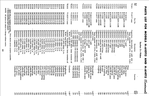 H-610T12 Ch= V-2150-136; Westinghouse El. & (ID = 1209671) Television