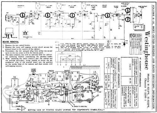 H-622P6 Ch= V-2296-1; Westinghouse El. & (ID = 140609) Radio