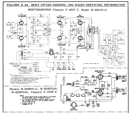 H-62MPS3A Ch= V-2508-2; Westinghouse El. & (ID = 183880) Ton-Bild