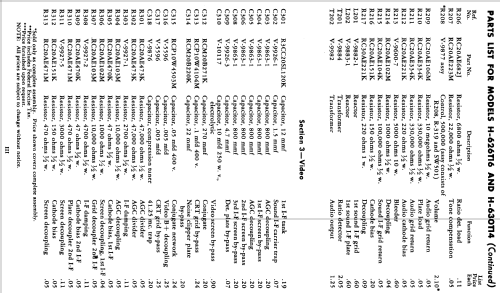 H-630T14 Ch= V-2176; Westinghouse El. & (ID = 1202355) Televisión