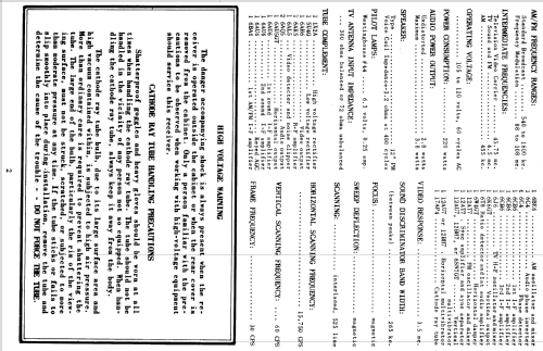 H-633C17 Ch= V-2173; Westinghouse El. & (ID = 1216412) Fernseh-R