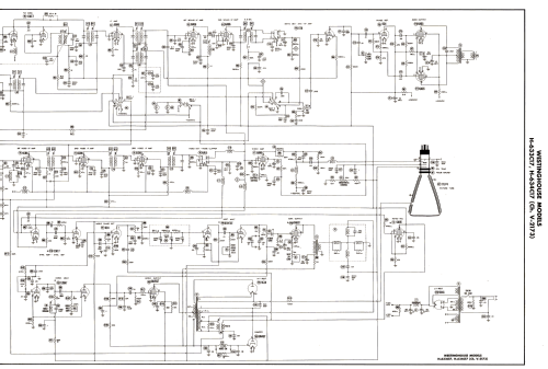 H-633C17 Ch= V-2173; Westinghouse El. & (ID = 2842456) TV Radio