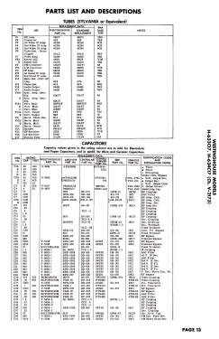 H-633C17 Ch= V-2173; Westinghouse El. & (ID = 2842472) TV Radio