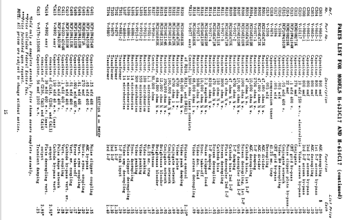 H-634C17 Ch= V-2173; Westinghouse El. & (ID = 1216444) TV Radio