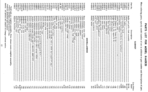 H-642K20 Ch= V-2178-1; Westinghouse El. & (ID = 1210083) Television