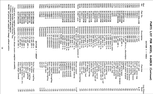 H-642K20 Ch= V-2194-3; Westinghouse El. & (ID = 1210248) Fernseh-E