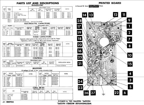 H-655P5 Ch= V-2393-1; Westinghouse El. & (ID = 696531) Radio