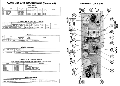 H-682T5 Ch= V-2395-1; Westinghouse El. & (ID = 513721) Radio