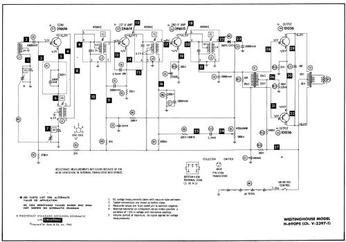 H-690P5 Ch= V-2397-1; Westinghouse El. & (ID = 544004) Radio