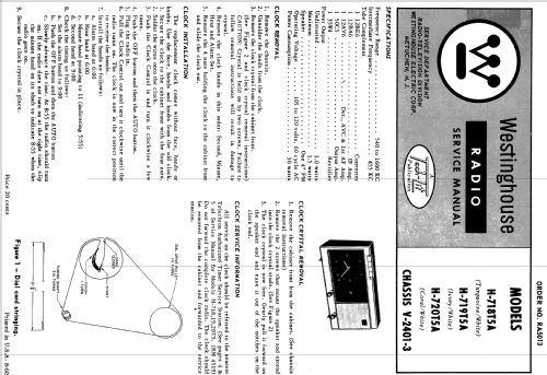 H-719T5A Ch= V-2401-3; Westinghouse El. & (ID = 1198706) Radio