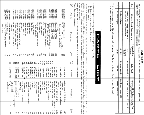 H-720T5A Ch= V-2401-3; Westinghouse El. & (ID = 1198709) Radio