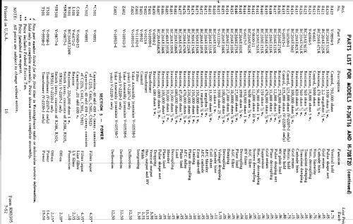 H-724T20 Ch= V-2220-2; Westinghouse El. & (ID = 1222336) Television