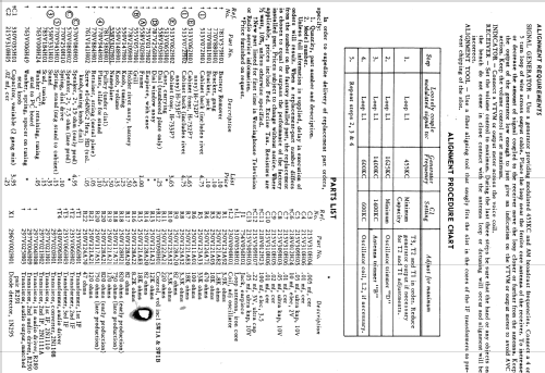 H-733P7 Ch= V-2403-1; Westinghouse El. & (ID = 1198780) Radio