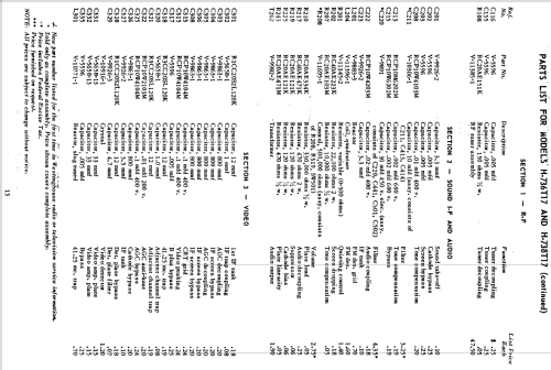 H-738T17 Ch= V-2227-1; Westinghouse El. & (ID = 1210059) Televisore