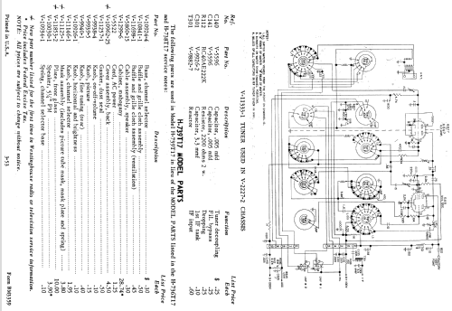 H-739T17 Ch= V-2227-2; Westinghouse El. & (ID = 1222976) Televisión