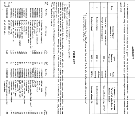 H-766L4 Ch= V-2239-8; Westinghouse El. & (ID = 1201282) Radio