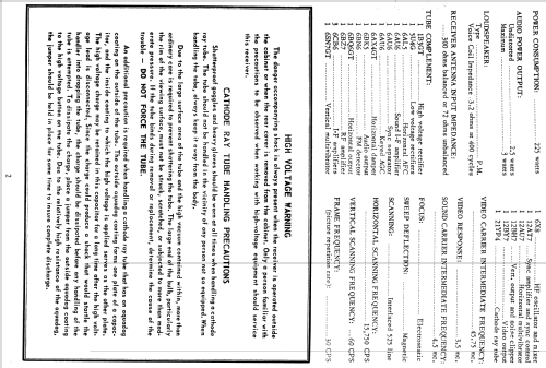 H-769T21 Ch= V-2243-1; Westinghouse El. & (ID = 1230360) Television