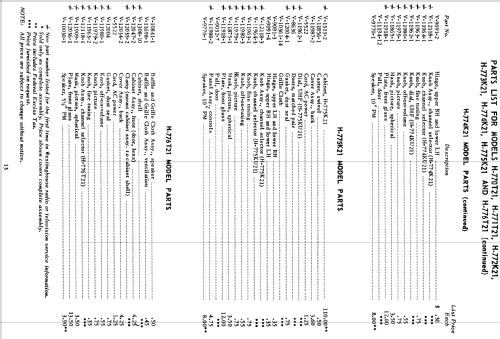 H-772K21 Ch= V-2243-4; Westinghouse El. & (ID = 1230507) Television