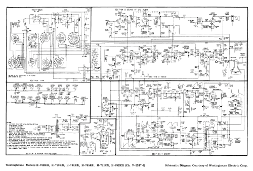 H-785K21 Ch= V-2247-1; Westinghouse El. & (ID = 1880432) Televisión