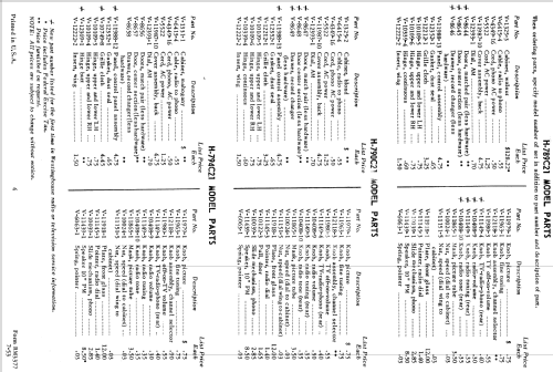 H-789C21 Ch= V-2249-1 V-2187-1; Westinghouse El. & (ID = 1258523) TV Radio