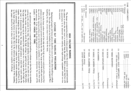 H-789CU21 Ch= V-2249-4 V-2187-1; Westinghouse El. & (ID = 1258611) TV Radio