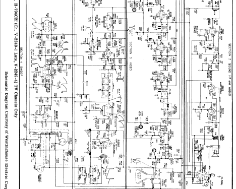 H-794CU21 Ch= V-2249-4 V-2187-1; Westinghouse El. & (ID = 588292) TV Radio