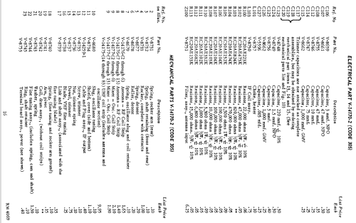 H-799T17B Ch= V-2310; Westinghouse El. & (ID = 1340033) Télévision