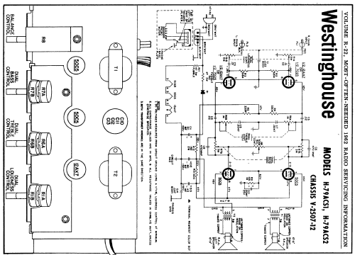 H-79ACS1 Ch= V-2507-12; Westinghouse El. & (ID = 167042) Ton-Bild