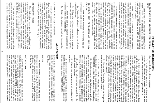 H-811T17 Ch= V-2240-1; Westinghouse El. & (ID = 1269834) Television