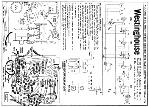 H-816L5 Ch= V-2259-7; Westinghouse El. & (ID = 165640) Radio